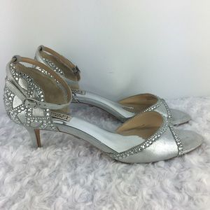 Badgley Mischka Gillian Kitten Heels